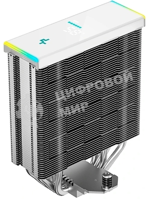 Устройство охлаждения(кулер) Deepcool AK400 Digital SE Wh ARGb Soc-AM5/AM4/1200/1700/1851 белый 4-pin 19-28dB Al+Cu LCD 220W 812gr Ret (R-AK400-WHADMN-GJD)