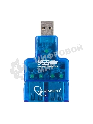 Концентратор USB Gembird HUB USB2.0 Mini 4-port UHB-CN224