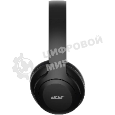 Беспроводные/проводные наушники Acer OHR304 черный, полноформатные, Bluetooth + проводной, активное шумоподавление, до 16 ч