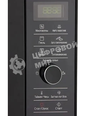 Микроволновая печь Panasonic NN-GD38HSZPE черный, 23 л, 1000 Вт, переключатели - сенсор, поворотный механизм