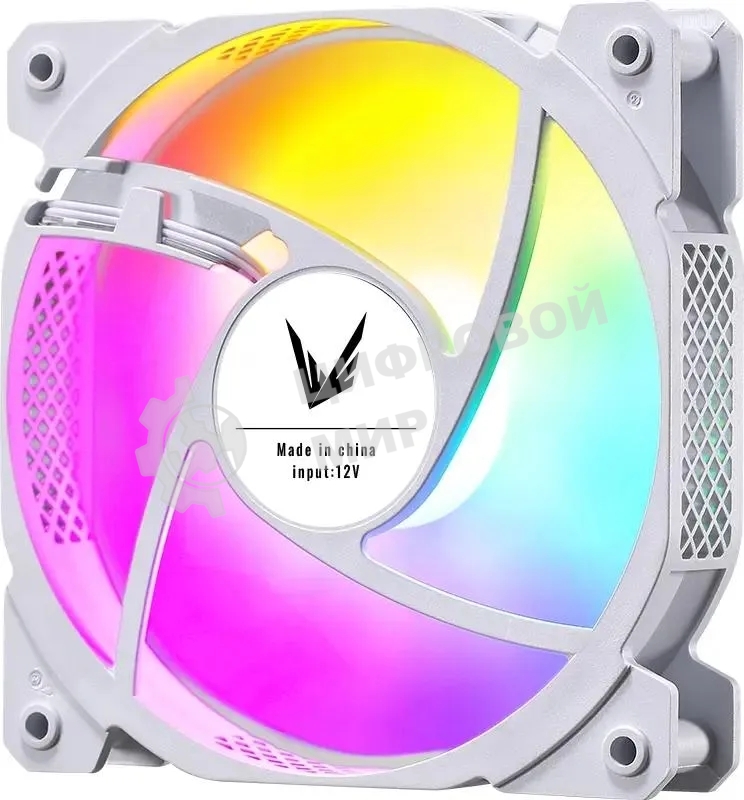 Вентилятор для корпуса Aerocool/Formula Cosmic 12WH FR RGb белый, 120 мм, 1100 об/мин, 22.3 дБ, 4 pin