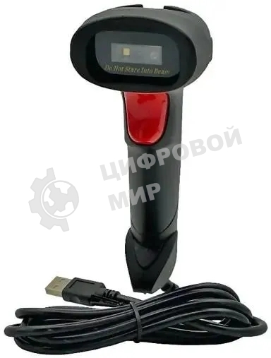 Сканер штрих-кода ручной Meferi MS25C (MS25C-HL5OWWST) 1D/2D, проводной, USB, черный