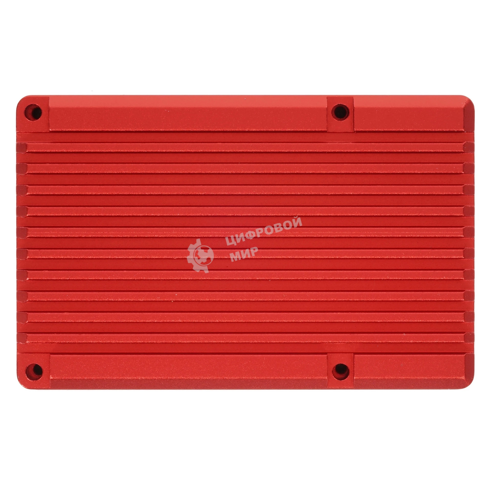 Корпус Qumo Aluminum case without fan, Raspberry Pi 4, red(RS004)