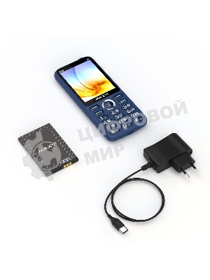 Мобильный телефон Maxvi K15n 4G синий