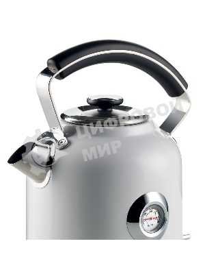 Электрочайник Ariete Moderna 2854/01 белый, 1.7 л, 2000 Вт, скрытый нагревательный элемент