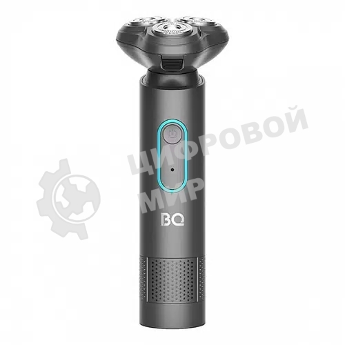 Электробритва BQ SV1002 Tiffany-Gray. Мощность 5 Вт/Время зарядки 90 минут/Время беспроводной работы 60 минут/Влагозащита IPX6/Мытье под водой/Портативная база для зарядки