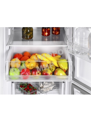 Холодильник Nordfrost RFC 350D NFYm бежевый мрамор двухкамерный 215/95 л морозилка снизу