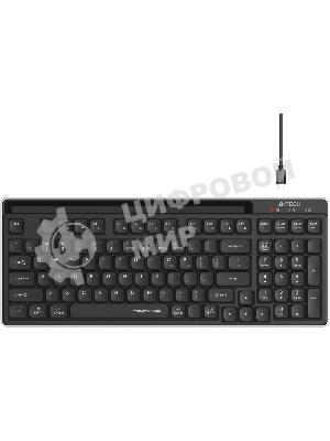 Клавиатура беспроводная A4Tech Fstyler FBX70C, USB, Bluetooth/Радиоканал, черный