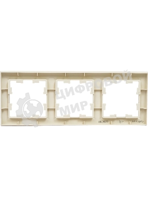 Рамка 3-местная IEK BRITE РУ-3-БрКр бежевый