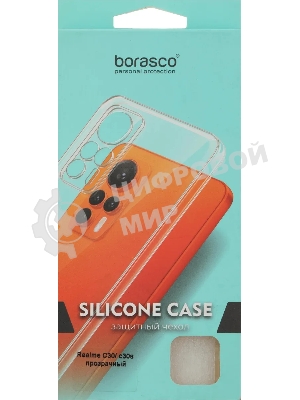 Чехол (клип-кейс) BoraSCO для Realme C30/C30s 71372 прозрачный