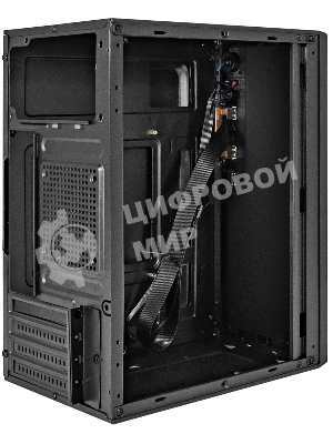 Компьютерный корпус Minitower ExeGate BAA-308UC-UNS450 (mATX, БП UNS450 с вент. 12см, 1хUSB/1хUSB 3.0/1хTypeC, HD Audio, черный)