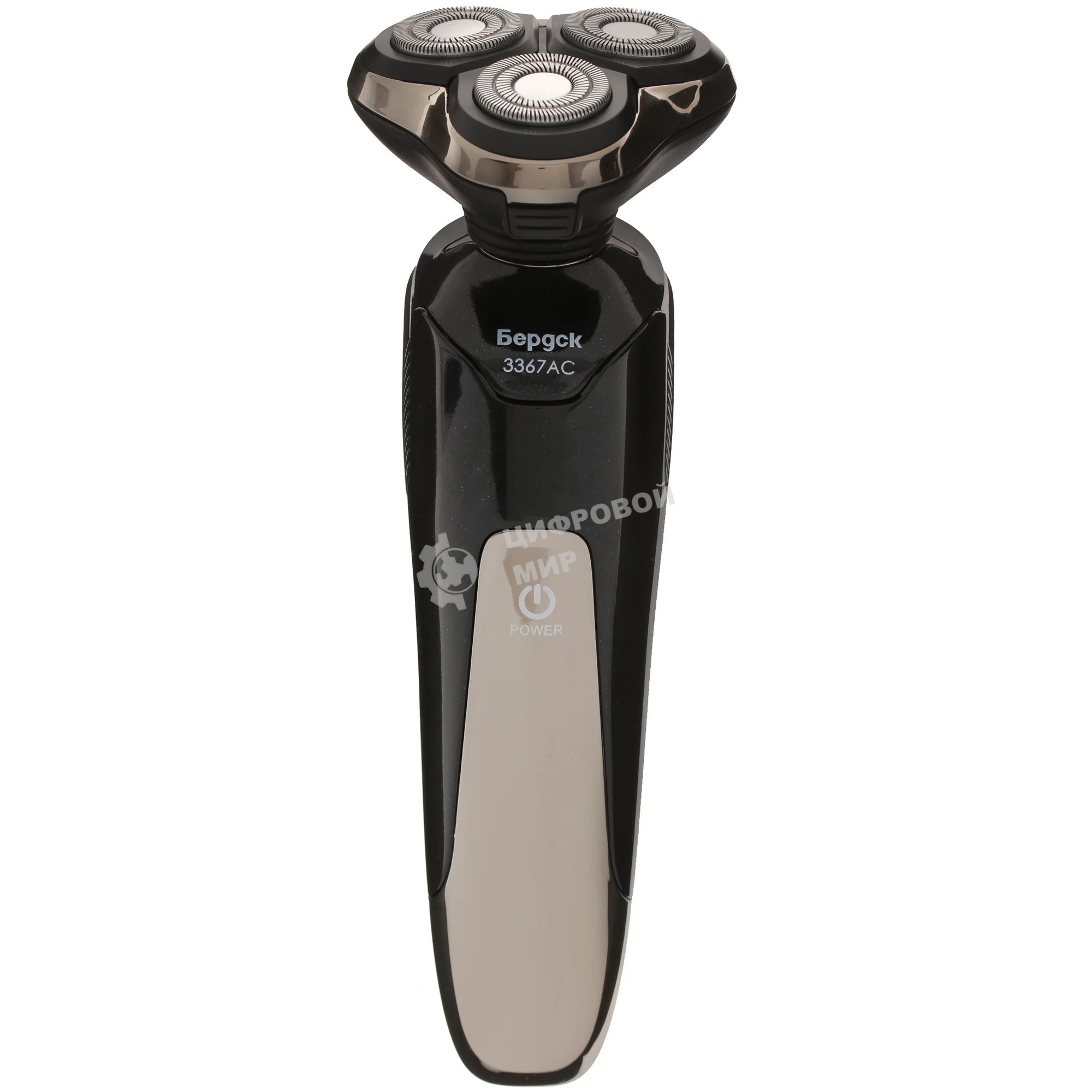Электробритва Бердск 3367АС черный/серый