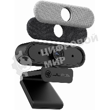 Веб-камера JLab Epic 2560x1440, 30 кадр/с, USB Type-A, микрофон (2 шт), автоматическая фокусировка, автоосвещение, универсальное крепление