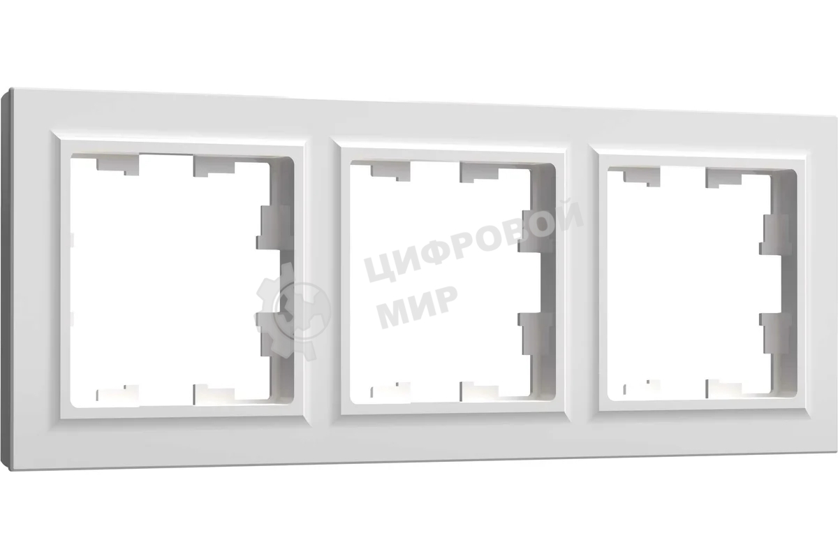 Рамка 3-мест. IEK BRITE РУ-3-БрБ бел.