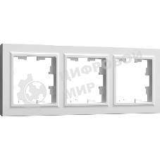Рамка 3-мест. IEK BRITE РУ-3-БрБ бел.