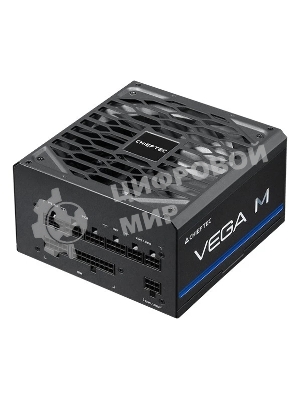 Блок питания Chieftec Vega M PPG-850-C (ATX 3.1, 850W, 80 PLUS GOLD, Active PFC, 135мм fan, Gen5 PCIe, Full Cable Management) Retail