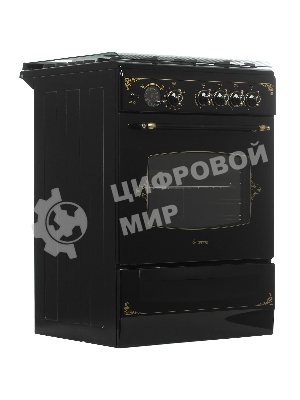 Плита газовая Gefest ПГ 6100-03 0179 черный, конфорок 4 шт, духовка 52 л, 60 см x 85 см x 60 см