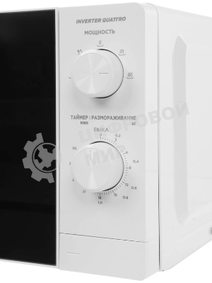 Микроволновая печь Midea MM719M2Z-W белый, 19 л, 700 Вт, переключатели - поворотный механизм