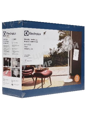 Вентилятор Electrolux EFF-1002i белый, напольный, 50 Вт, 3 скорости, 40 см