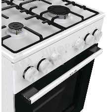 Плита комбинированная Gorenje GK5A21WH белый, конфорок 4 газовых, духовка 68 л, 50 см x 85 см x 59.4 см