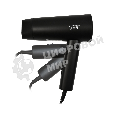 Фен для волос Puff 1301Bl, черный, 1,3 кВт
