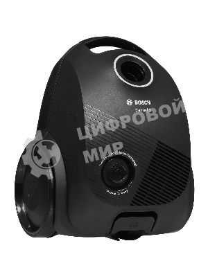 Пылесос Bosch BGBS2LB1 черный, 600 Вт, уборка сухая, пылесборник мешок 3.5 л