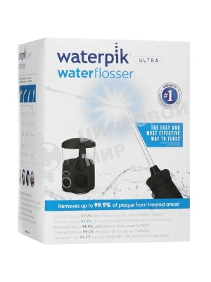 Ирригатор Waterpik WF-112EU черный, от сети, 600 мл, 10 режимов