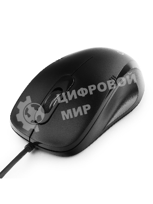 Мышь проводная Gembird MOP-110 черный, 1000 dpi, USB, кнопки - 3