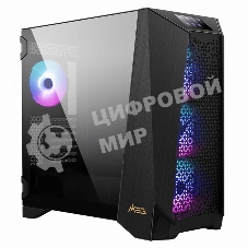 Компьютерный корпус MSI MEG PROSPECT 700R Mid-Tower, E-ATX, 2xUSB 3.2, 1xUSB-C, Audio I/O, 4x140 ARGb fan, Laminated Tempered Glass, (41556)