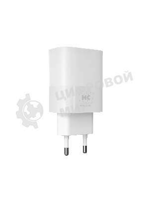 Сетевое зарядное устройство MORE CHOICE NC81a СЗУ 1USB+1Type-C 3.0A PD 20W+ QC3.0, белый