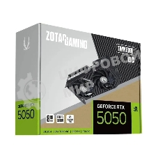 Видеокарта Zotac GeForce RTX5050 TWIN EDGE OC, NVIDIA RTX 5050, 8 ГБ GDDR6, 128 бит, PCI-e 5.0, 1xHDMI, 3xDP, 2602 МГц