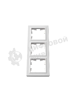 Рамка 3-мест. IEK BRITE РУ-3-БрБ бел.