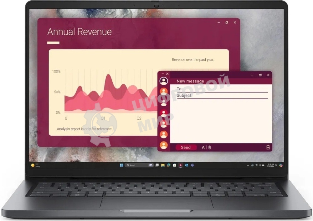 Ноутбук Dell Pro 14 Core Ultra 7 255U 16Gb SSD512Gb Intel Graphics 14