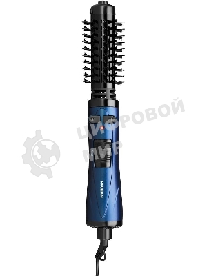 Фен-щётка Hyundai H-HB0110 синий, 1000 Вт, ионизация, 40/50 мм