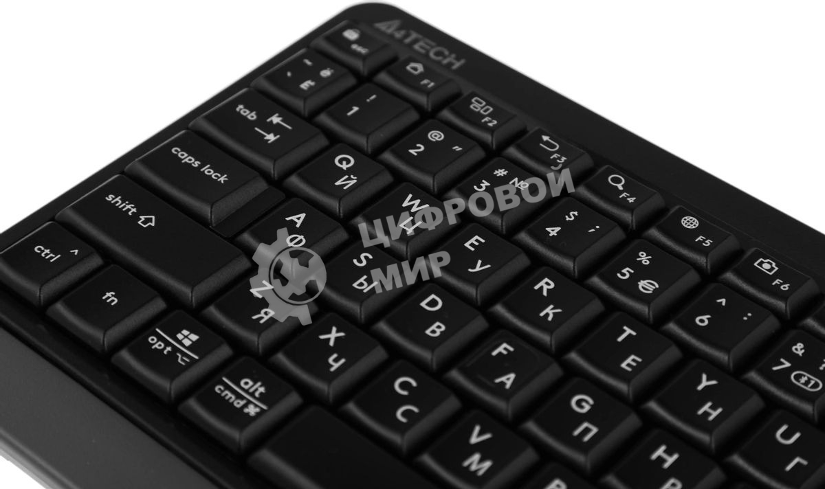 Клавиатура беспроводная A4Tech Fstyler FBK11, USB, Bluetooth/Радиоканал, черный/серый