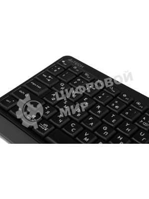 Клавиатура беспроводная A4Tech Fstyler FBK11, USB, Bluetooth/Радиоканал, черный/серый