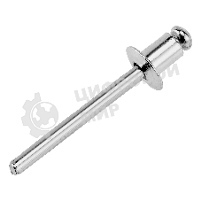 Заклепки алюминиевые Denzel, 3/16