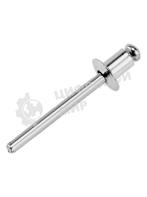 Заклепки алюминиевые Denzel, 3/16