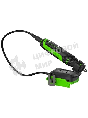 Прямошлифовальная машина (гравер) аккумуляторный GreenWorks G24RT, 24V, бесщеточный, с принадлежностями 52 шт., без АКБ и ЗУ (3200807)