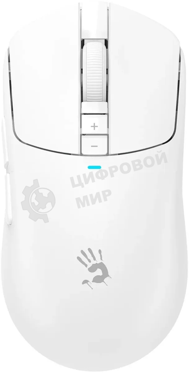 Мышь беспроводная/проводная A4Tech Bloody R72 Ultra белый, 20000 dpi, радиоканал, USB-C, кнопки - 7