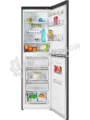 Холодильник Atlant ХМ-4623-159-ND черный металлик двухкамерный 187/125л морозилка снизу, No Frost