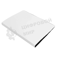 Папка с металлическим зажимом Бюрократ DeLuxe DL07CMILK A4, пластик, 0.7мм, корешок 27мм, молочный