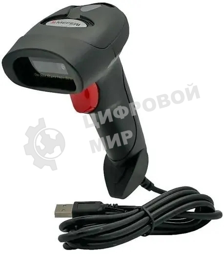 Сканер штрих-кода ручной Meferi MS25C (MS25C-HL5OWWST) 1D/2D, проводной, USB, черный