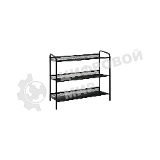 Подставка для обуви ЗМИ ЖЕНЕВА - 23 черный ПДО Ж23