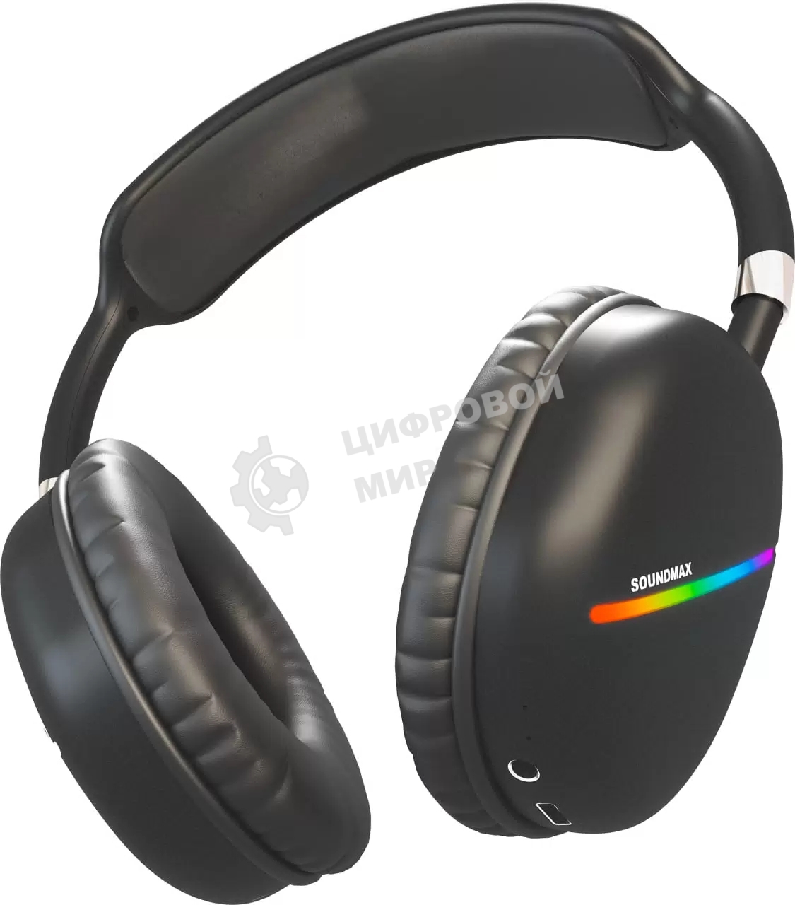 Наушники SOUNDMAX SM-HP2200B (серый)