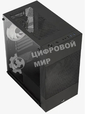 Компьютерный корпус Aerocool/Formula Atomic Lite-G-BK-v2 черный без БП mATX 1x120мм 2xUSB2.0 1xUSB3.0 audio
