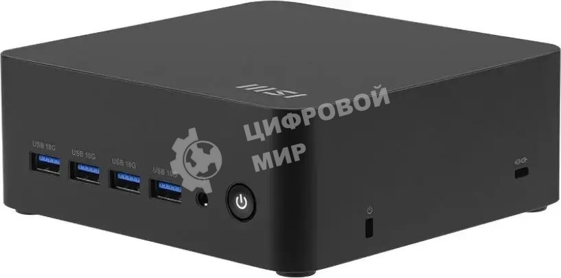 Мини ПК MSI Cubi Z AI 8M-008XRU Ryzen 5 8645HS (4.3) 16Gb SSD 512Gb 760M без ОС WiFi BT 120W (9S6-B03231-019)
