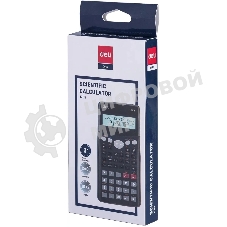 Калькулятор научный Deli E1705 черный 10+2-разр.