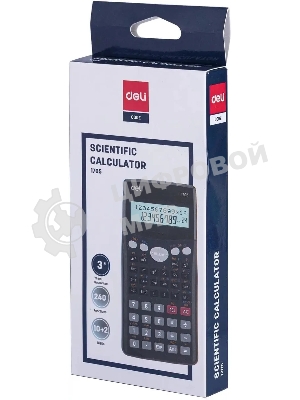 Калькулятор научный Deli E1705 черный 10+2-разр.
