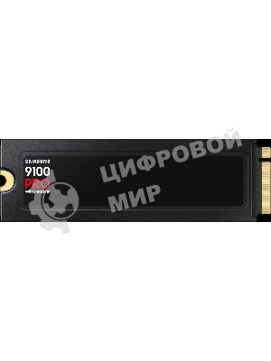 Накопитель SSD 1Tb Samsung 9100 PRO, M.2, PCI-E 5.0 x4, TLC 3D NAND R/W - 14800/13400 Mb/s с радиатором